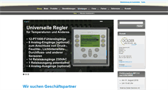 Desktop Screenshot of dolder-electronic.ch